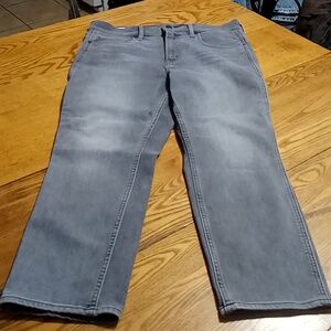 GAP JEANS Womens 31 / 12 Grey Vintage Slim Mid Rise Preowned Used Casual Denim